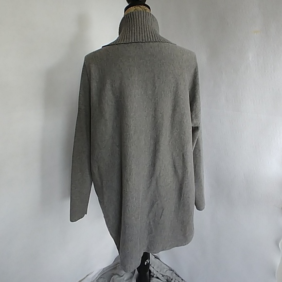 Guess Grey Oversized Sweater with Buckle Accent - Picture 5 of 8